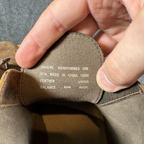 S Clarks Brown Leather Chukka‎ Bushacre Desert Boots Mens 12 M - Picture 8 of 8